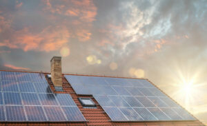 Photovoltaik auf Dach - Sonnenkollektoren