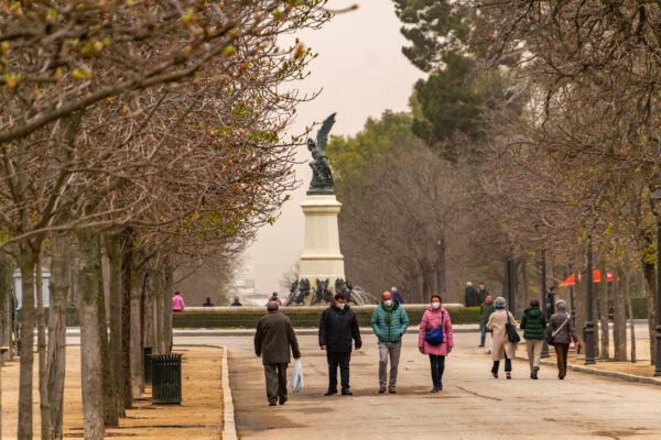 poussière du Sahara