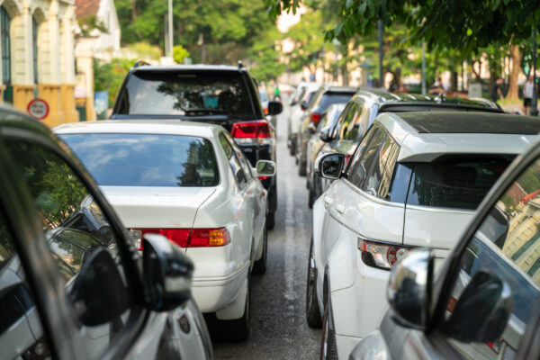 Partículas en suspensión Congestión del tráfico